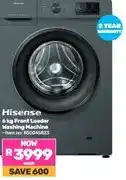 Game Hisense 6 kg Front Loader Washing Machine offer