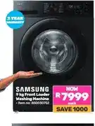Game Samsung 9 kg Front Loader Washing Machine offer