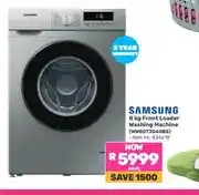 Game Samsung 8 kg Front Loader Washing Machine (WW80T3040BS) offer