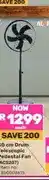 Game 40 cm Drum Telescopic Pedestal Fan (ACS207) offer