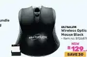 Game Wireless Optical Mouse Black offer