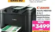 Game Maxify MB5140 4-in-1 Multifunction Inkjet Printer offer