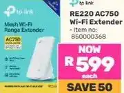 Game RE220 AC750 Wi-Fi Range Extender offer