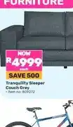 Game Tranquility Sleeper Couch Grey offer