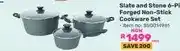 Game Slate and Stone 6-Piece Forged Non-Stick Cookware Set offer