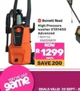 Game Bennett Read High Pressure washer XTR1400 Advanced offer