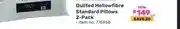 Game Quilted Hollowfibre Standard Pillows 2-Pack offer