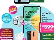 Game Honor X7e 128GB Smartphone Bundle offer