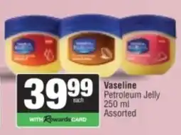 Spar Vaseline Petroleum Jelly Assorted offer