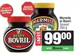 Spar Marmite or Bovril Spread offer