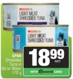 Spar SPAR Shredded Tuna offer