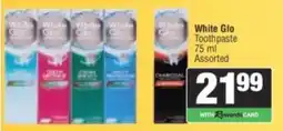 Spar White Glo Toothpaste Assorted offer