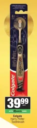 Spar Colgate Harry Potter Toothbrush offer
