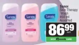 Spar Sanex Skin Therapy Wash Assorted offer