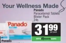 Spar Panado Paracetamol Tablets Blister Pack offer