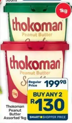 Pick n Pay Hypermarket Thokoman Peanut Butter Assorted offer