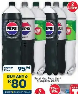 Pick n Pay Hypermarket Pepsi Max, Pepsi Light or 7Up offer