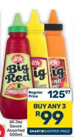 Pick n Pay Hypermarket All Joy Sauce Assorted offer