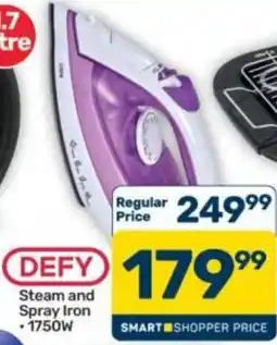 Pick n Pay Hypermarket DEFY Steam and Spray Iron offer