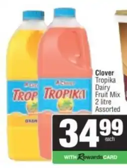 Spar Clover Tropika Dairy Fruit Mix Assorted offer