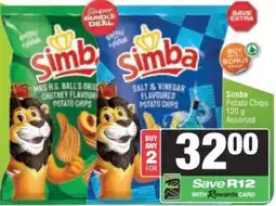 Spar Simba Potato Chips Assorted offer