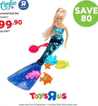 Caylee Mermaid Doll Set