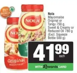 Spar Nola Mayonnaise offer
