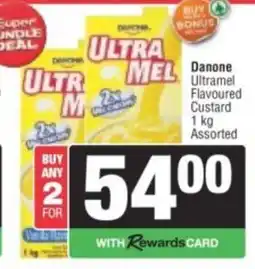 Spar Danone Ultramel Flavoured Custard Assorted offer