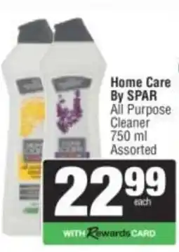 Spar Home Care By SPAR All Purpose Cleaner Assorted offer
