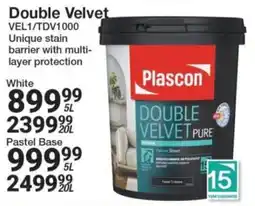 Mica Plascon Double Velvet Pure offer