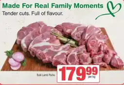 Spar Bulk Lamb Packs offer
