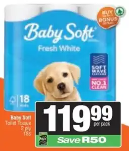 Spar Baby Soft Toilet Tissue offer