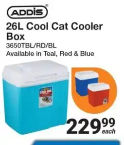 Mica ADDIS 26L Cool Cat Cooler Box offer