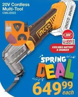 Mica 20V Cordless Multi-Tool CMLI2022 offer