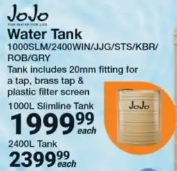 Mica JoJo Water Tank offer