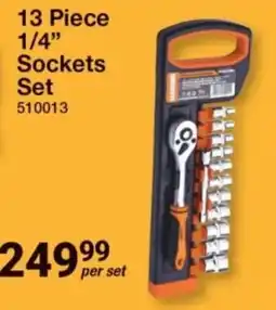 Mica 13 Piece 1/4" Sockets Set offer