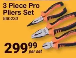 Mica 3 Piece Pro Pliers Set offer