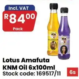 Africa Cash and Carry Lotus Amafuta KNM Oil offer