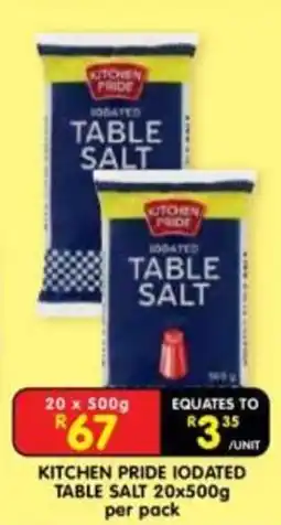Shoprite Kitchen Pride Iodated Table Salt offer