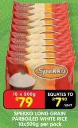 Shoprite Spekko Long Grain Parboiled White Rice offer