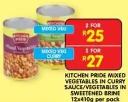 Shoprite Kitchen Pride Mixed Vegetables in Curry Sauce offer