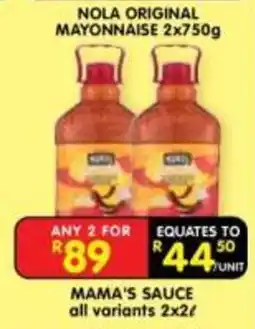 Shoprite NOLA ORIGINAL MAYONNAISE offer