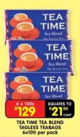 Shoprite TEA TIME TEA BLEND offer