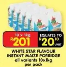 Shoprite White Star Flavour Instant Maize Porridge offer