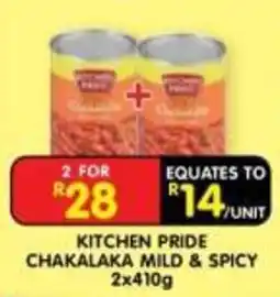 Shoprite Kitchen Pride Chakalaka Mild & Spicy offer