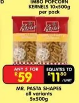 Shoprite Mr. Pasta Shapes offer