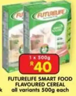 Shoprite FUTURELIFE SMART FOOD FLAVOURED CEREAL offer