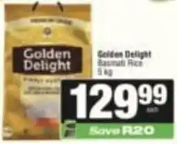 SuperSpar Golden Delight Basmati Rice offer