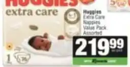 KwikSpar Huggies Extra Care Nappies Assorted offer