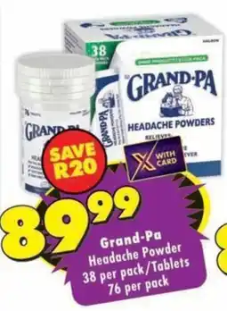 MediRite Grand-Pa Headache Powder offer